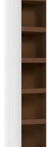 WS Bath Collections Ciacole 8058 69" Metal Rotating Cabinet - White / Rust