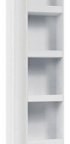 WS Bath Collections Ciacole 8058 69" Metal Rotating Cabinet - White