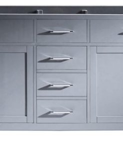 Virtu USA Caroline 72" Bathroom Storage Organizer Medicine Cabinet Only, Gray