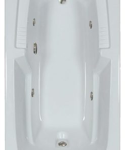 72"L x 36"W BW White Whirlpool