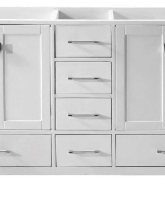 Virtu USA Caroline Avenue 60" Cabinet Only, White