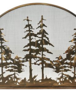 50W X 30H Tall Pines Arched Fireplace Screen