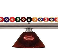 Z-Lite 170-ARBG Shark 3 Light 58"W Billiard Chandelier - Brushed Nickel