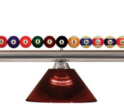 Z-Lite 3 Light Billiard Light, Brushed Nickel, 170BN-ARBG