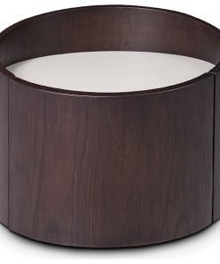 17" Brown Veneer Nightstand