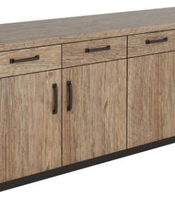 Urban Storage Credenza 72" Weathered Walnut Laminate