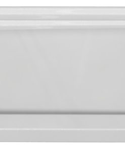 Valley Acrylic Single Threshold Acrylic Linear End Drain Shower Base 48", White,