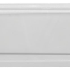 Valley Acrylic Double Threshold Acrylic Linear Drain Shower Base 60", White, 60"