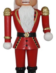 6' Nutcracker Wearing A Red Coat