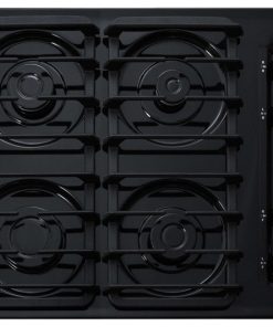 Summit TTL033S 24 Inch Wide 4 Burner Gas Cooktop
