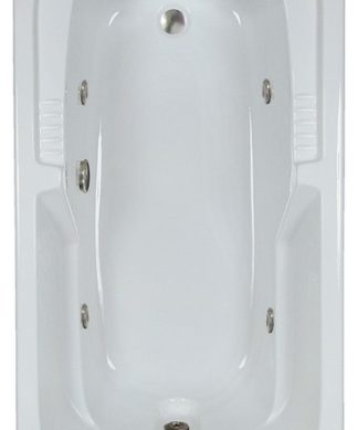 60"L x 32"W White Airbath
