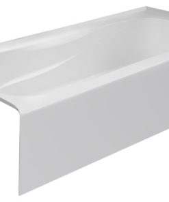 Valley Acrylic Above Floor Rough In pPRO Acrylic Multi-Layered Bath Tub 66", Whi
