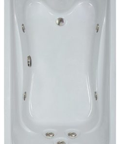 60"L x 32"W Elite White Whirlpool Bath