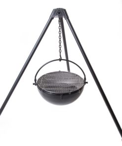 The Urban Cowboy Cast Iron Fire Pit With Tripod by Cowboy Cauldron