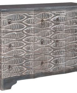 Waterfront Harmony 6-Drawer Chest In Gray