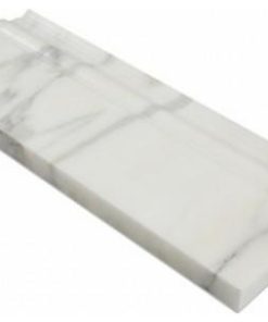 5"x12" Maserati Marble Baseboard Trim Molding, Honed, Set of 50