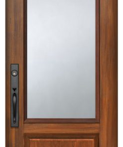 3/4 Lite Fiberglass Door, Clear Glass, Right Hand Inswing