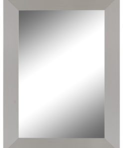 Urban Metro II Brushed Satin Nickel Mirror, 35" X 45"