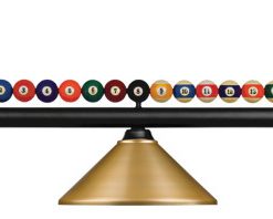 Z-Lite 170MB-MSG Three Light Billiard Light Shark Matte Black