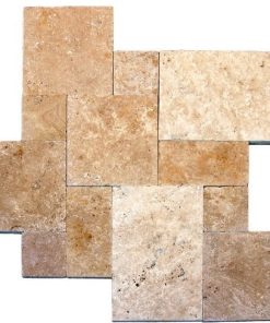 Tuscany Beige French Pattern Tumbled 1 Kit of 16 Sqft