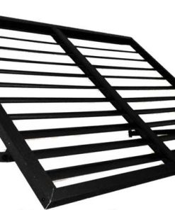 5' Ohio Metal Shutter Awning, 68" Wx24" Hx24" D, Black