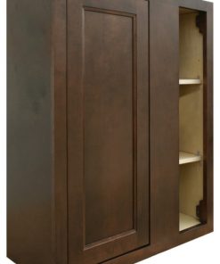 Sunny Wood HBW2736BC-A Healdsburg 27" x 36" Blind Corner Wall - Rich Walnut