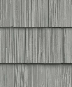 7" x 60 3/4" Exposure, Vinyl Hand Split Cedar Shakes, Moss