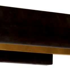 Thomas O'Brien David 1 Light Picture Light, Bronze, Hand-Rubbed Antique Brass