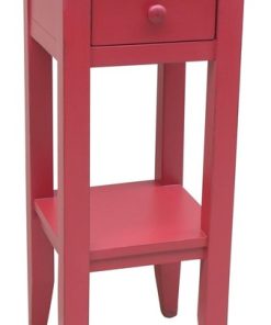 TRADE WINDS MISSION Plant Stand Traditional Antique Painted Red