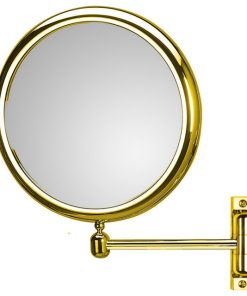 WS Bath Collections Doppiolo 40-1 Doppiolo 9-1/8" Framed Circular - Gold