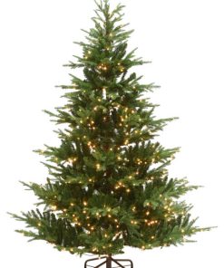 7.5' Milford Spruce Tree With Clear Lights