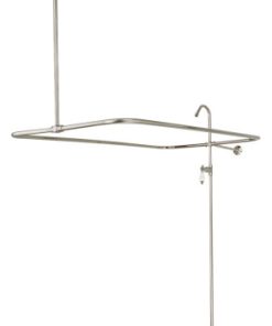 3-3/8" Wall Mount Tub Faucet, Brushed Nickel