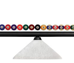 Z-Lite 3 Light Billiard Light, Matte Black, 170MB-AWL14