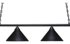 Toltec Lighting 374-MB-420 Oxford - 14" Four Light Billiard