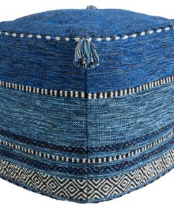Trenza Eclectic Tasseled Pouf