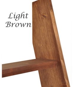Wooden Decorative Quilt Ladder 16x72 in, Almond
