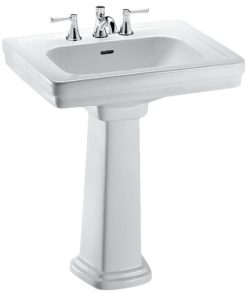 Toto Lpt532N#01 Cotton White Promenade Pedestal and Lavatory Basin