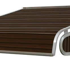 1500 Series Aluminum Door Canopy 54"x48" Projection, Brown