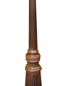 Traditional Curbside Mailbox with Tacoma Mailbox Post Unit, Copper