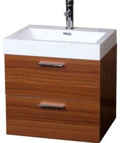 22.75" Single Bathroom Vanity Set, Teak