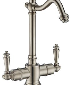 Whitehaus Point Of Use Kitchen Faucet In Brushed Nickel Finish WHFH-HC1006-BN