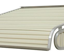 1500 Series Aluminum Door Canopy 40"x60" Projection, Almond