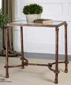 Uttermost Warring Iron End Table