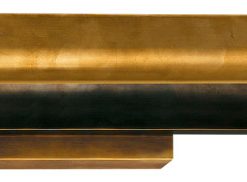 Thomas O'Brien David 2 Light Picture Light, Antique Brass, Bronze and