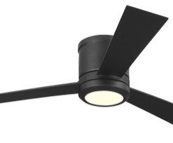 3CLYR52D-V1 Clarity 52" Ceiling Fan, Brushed Steel, Oil Rubbed