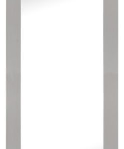 Urban Metro II Brushed Satin Nickel Mirror, 29" X 65"