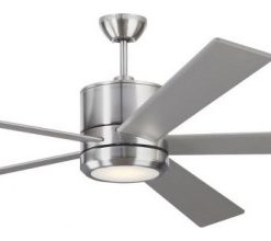 5 Blade 72 Inch Ceiling Fan Light Kit Brushed Steel 5 Blade 72 Inch Ceiling
