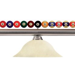 Z-Lite 3 Light Billiard Light, Brushed Nickel, 170BN-GM16