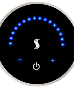 ThermaSol MTC MicroTouch Round Steam Shower Controller - Polished Nickel