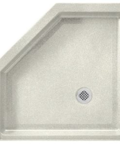 Swan 36.125x36.125x5.5 Veritek Shower Base, Bisque